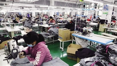 湘南紡織基地牛仔服飾企業(yè)全面復(fù)工，日用品銷售同步回暖